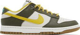 Nike Кроссовки Dunk Low Premium 'Cargo Khaki Vivid Sulfur', зеленый fv3629 371 | green