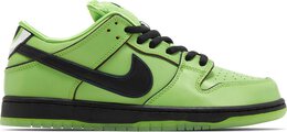 Nike Кроссовки The Powerpuff Girls x Dunk Low Pro SB QS 'Buttercup', зеленый fz8319 300 | green