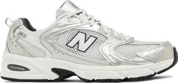 Кроссовки New Balance 530, серый металлик, белый mr530lg | silver