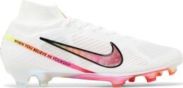 Nike Кроссовки Marcus Rashford x Zoom Mercurial Superfly 9 Elite FG 'Better Believe It', белый fd1171 100 | white