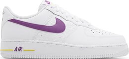 Nike Кроссовки Air Force 1 '07 'Embossed Hoops - Lakers', белый fj4209 100 | white