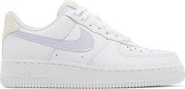 Nike Кроссовки Wmns Air Force 1 '07 'Coconut Milk Oxygen Purple', белый fn3501 101 | white