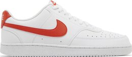 Nike Кроссовки Court Vision Low Next Nature 'White Picante Red', белый dh2987 108 | white