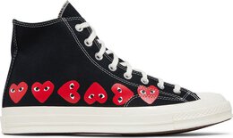 Converse Кроссовки Comme des Garçons PLAY x Chuck 70 High 'Multi Heart - Black', черный a08147c | black