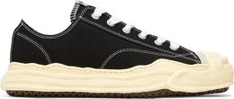 Кроссовки Maison Mihara Yasuhiro Hank Vintage Sole Canvas Low 'Black', черный a09fw734 blk | black