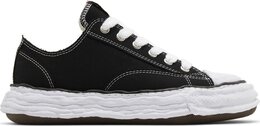 Кроссовки Maison Mihara Yasuhiro Peterson 23 OG Sole Canvas Low 'Black White', черный a11fw702 blkwht | black