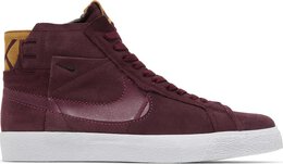 Nike Кроссовки Zoom Blazer Mid Premium SB 'Maroon Patchwork', красный dv7898 600 | red