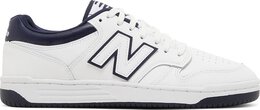 New Balance Кроссовки 480 'White Navy', белый bb480lwn | white
