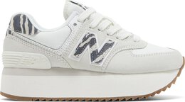 New Balance Кроссовки Wmns 574+ 'Sea Salt Animal Print', серый wl574zdd | grey