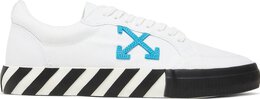 Кроссовки Off-White Vulc Sneaker 'White Blue' 2023, белый omia085s23fab001 0145 | white