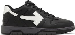 Кроссовки Off-White Out of Office 'Black White', черный omia189c99lea006 1001 | black
