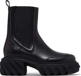 Кроссовки Off-White Wmns Tractor Motor Chelsea Boot 'Black', черный owid039f23lea001 1010 | black