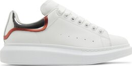 Кроссовки Alexander McQueen Oversized Sneaker 'White Silver Lust Red', белый 750335 widjn 9174 | white