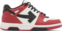 Кроссовки Off-White Out of Office 'Red White Black' 2024, красный omia189c99lea013 2510 | red