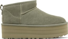 Ugg Кроссовки Wmns Classic Ultra Mini Platform Boot 'Shaded Clover', зеленый 1135092 sdc | green
