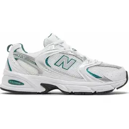 Кроссовки New Balance 530, полнота D, размер 36 EU/4 US, White Silver Green 102996236018