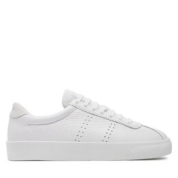 Кроссовки Superga Club S Comfort Leather 2843 S7126CW Total White ACA, белый 263423 | blanco