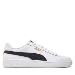 Кроссовки Puma Smash 3.0 390987-11 Puma White/Puma Black/Puma Gold, белый 264014 | blanco