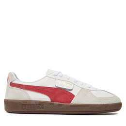 Кроссовки Puma Palermo Lth 396464 05 Puma White/Vapor Gray/Club Red, серого цвета 266963 | de color/gris