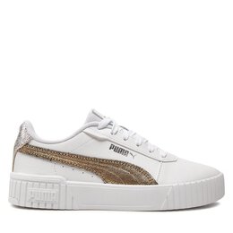 Кроссовки Puma Carina 2.0 395096-01 Puma White/Puma Gold/Puma Silver, белый 269413 | blanco