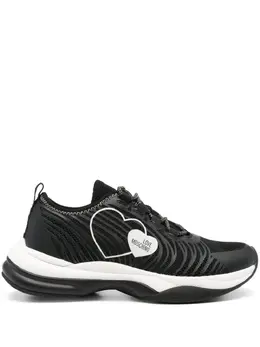 Love Moschino logo-print mesh sneakers 23824931