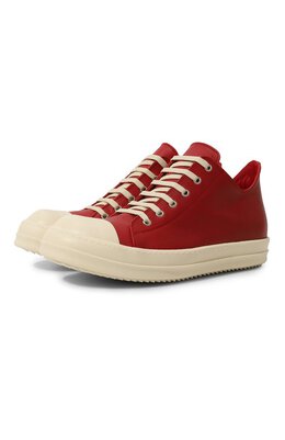 Кожаные кеды Lido Low Rick Owens ru01d3891/l00