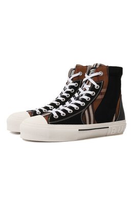 Комбинированные кеды Burberry 8062832