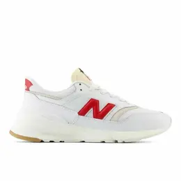 Кроссовки New Balance 997, полнота F, размер 8,5 US, белый/красный 103080806835