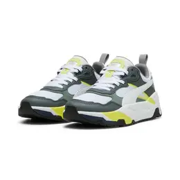 Кроссовки Puma Trinity Shoes Youth, размер 37, Mineral Gray/Puma White/Eucalyptus/Lime Sheen 102956458742
