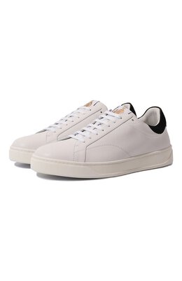 Кожаные кеды DDB0 Lanvin fm-skdk0a-g0su