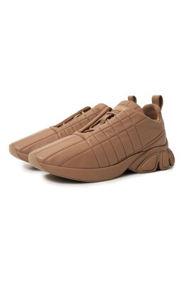 Кожаные кроссовки Burberry 8060225