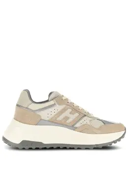 Hogan panelled suede sneakers 23526165