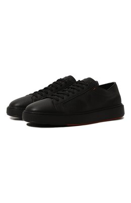 Кожаные кеды Cleanic Santoni mbcg21571neanmmd