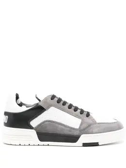 Moschino panelled leather sneakers 23994869