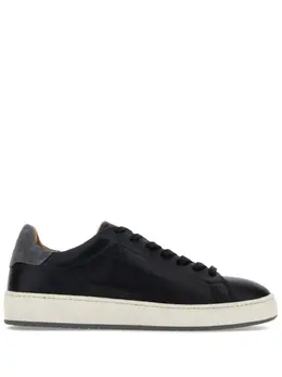 Hogan perforated side logo leather sneakers 23526173