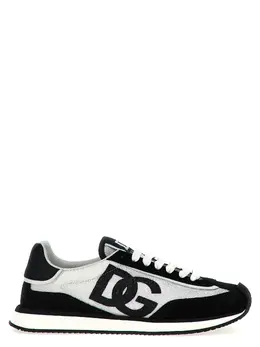 Dolce & Gabbana-Dg Cushion Sneakers Bianco/Nero-Uomo 52188536340820