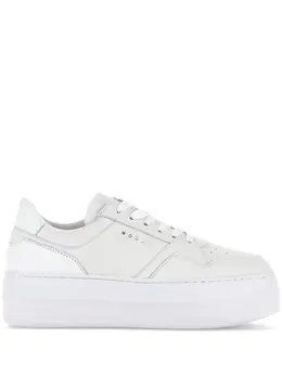 Hogan H670 flatform leather sneakers 23526184