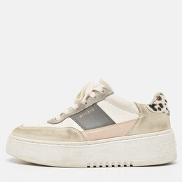 Axel Arigato Multicolor Suede and Leather Low Top Sneakers Size 36 1002768
