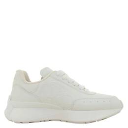 Alexander McQueen White Sprint Runner Sneakers, Brand Size 37 ( US Size 7 ) 687995 widn6 9000