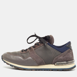 Tod's Two Tone Neoprene and Suede Low Top Sneakers Size 40 1006226