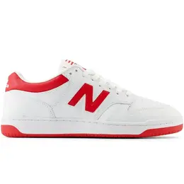 Кроссовки New Balance 480, размер 7,5 US, белый/красный 103001870798