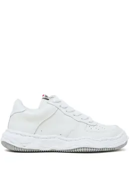 Maison Mihara Yasuhiro leather low-top sneakers 19900523