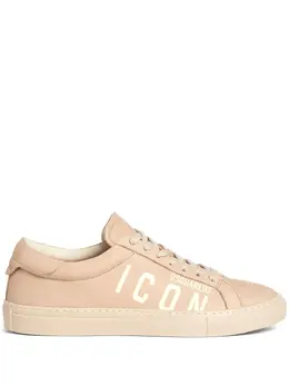 Dsquared2 logo-print leather sneakers 23654099
