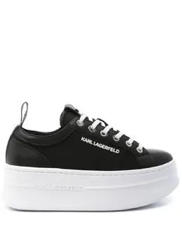 Karl Lagerfeld logo-appliqué sneakers 24395306
