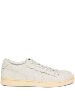 MSGM panelled leather sneakers 23851231