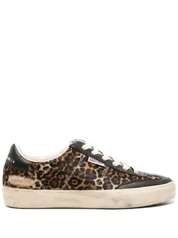 Golden Goose Soul Star cheetah-pattern sneakers 22923722