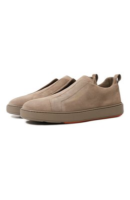 Замшевые кеды Cleanic Santoni mbcg21995tartsey