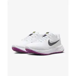Кроссовки Nike Revolution 6, размер 7.5 US, white/vivid sulfur/vivid purple/black 103071624770