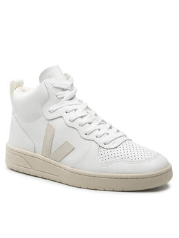 Кроссовки Veja, белый v-15 leather vq0201270b | weiß
