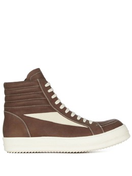 Rick Owens suede hi-top sneakers 24776611